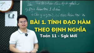 khái niệm đạo hàm