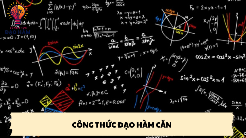 công thức đạo hàm căn