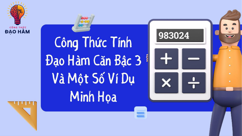 công thức đạo hàm căn